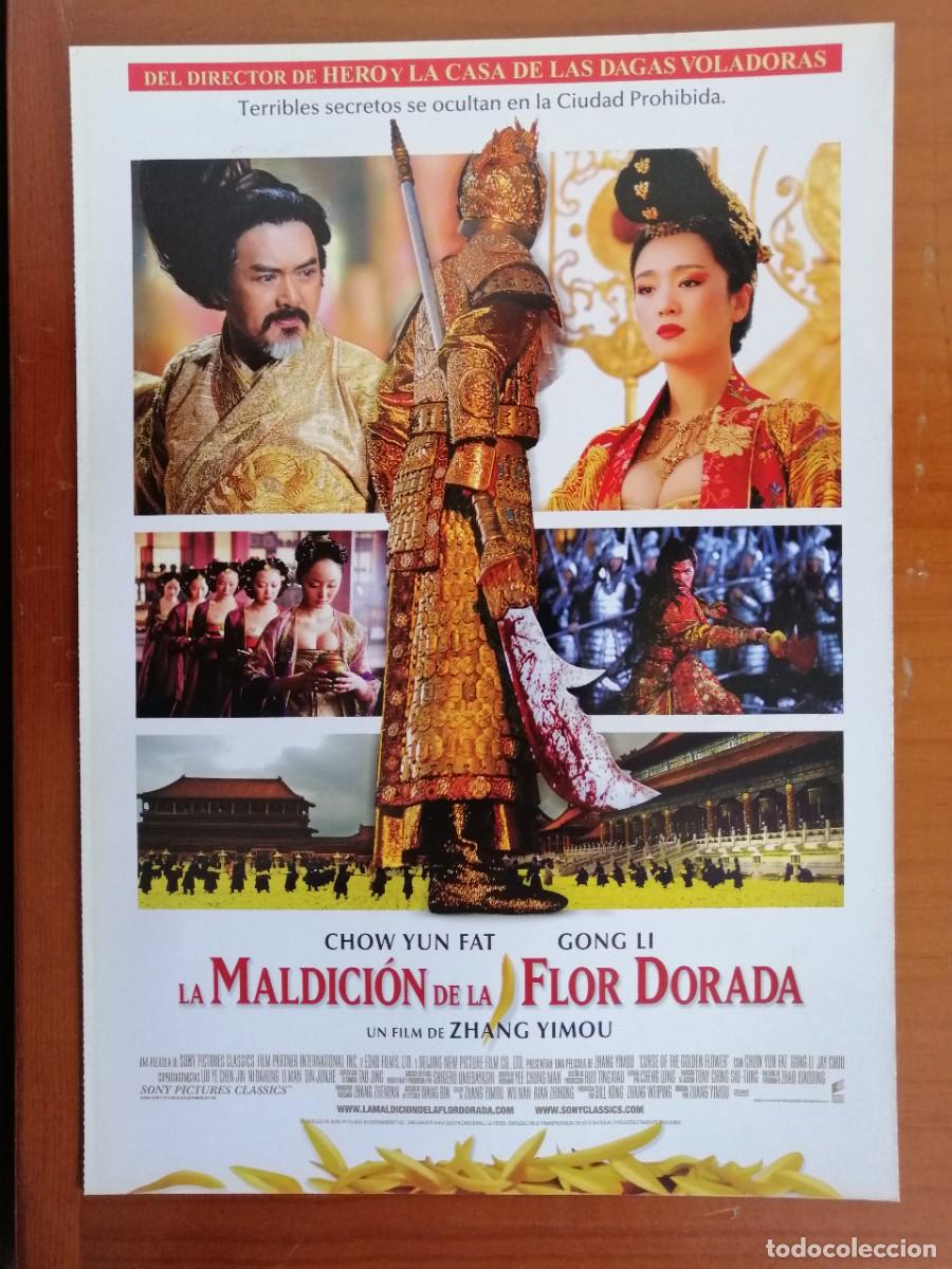 Cine: G6308 LA MALDICION DE LA FLOR DORADA-DOBLE