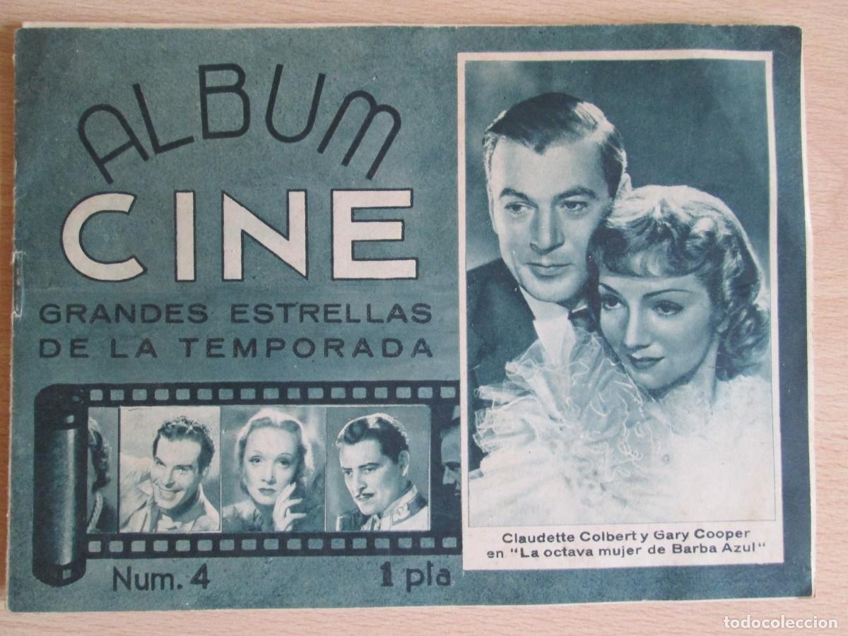 Kino: Antiguo Librito: Album de Cine n&ordm; 4 - Grandes Estrellas de la Temporada