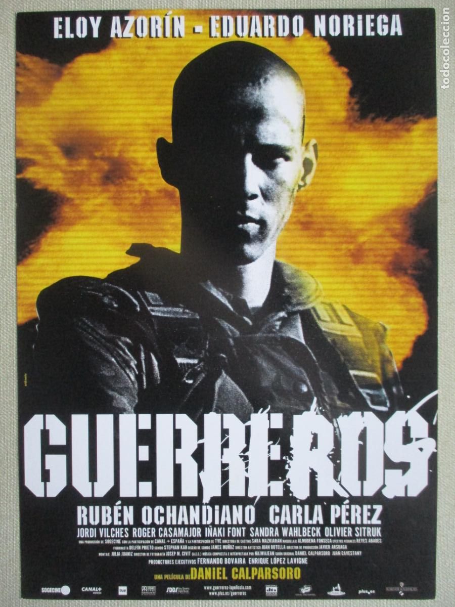 Kino: GUERREROS. GUIA ORIGINAL ESTRENO. PEDIDO MINIMO EN GUIAS 10 EUROS.