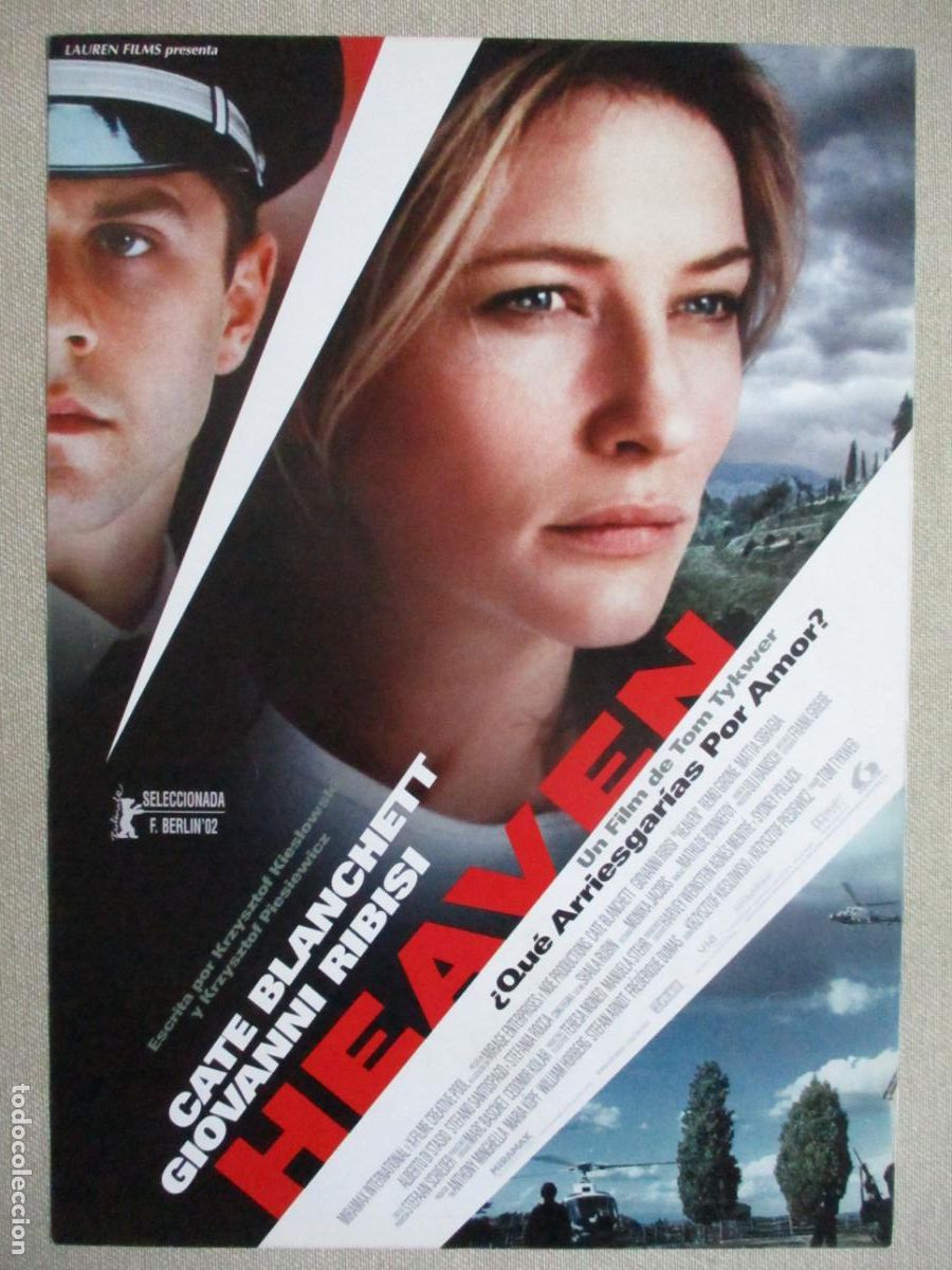 Cinema: HEAVEN. GUIA ORIGINAL ESTRENO. PEDIDO MINIMO EN GUIAS 10 EUROS.