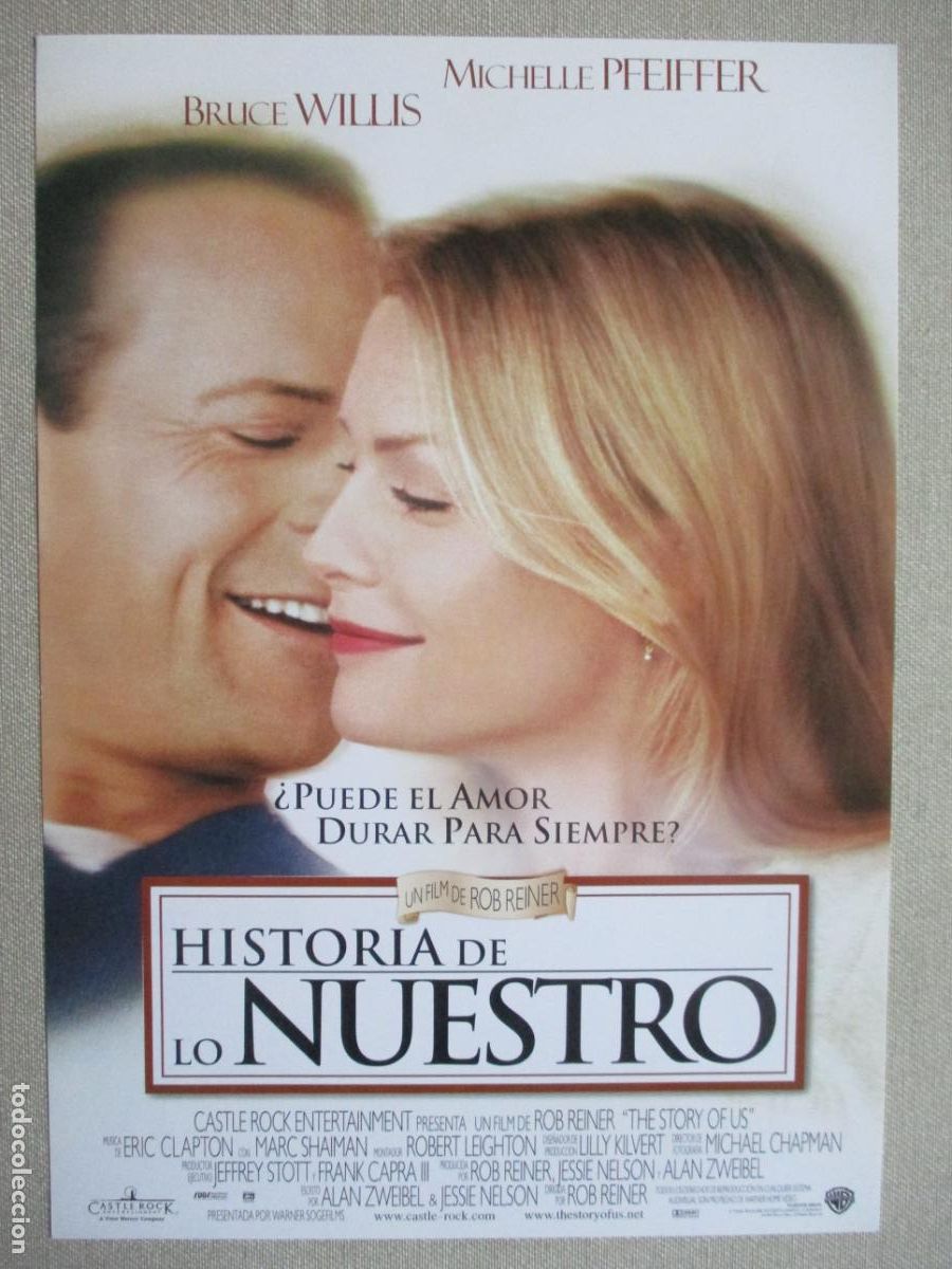 Cinema: HISTORIA DE LO NUESTRO. GUIA ORIGINAL ESTRENO. PEDIDO MINIMO EN GUIAS 10 EUROS.