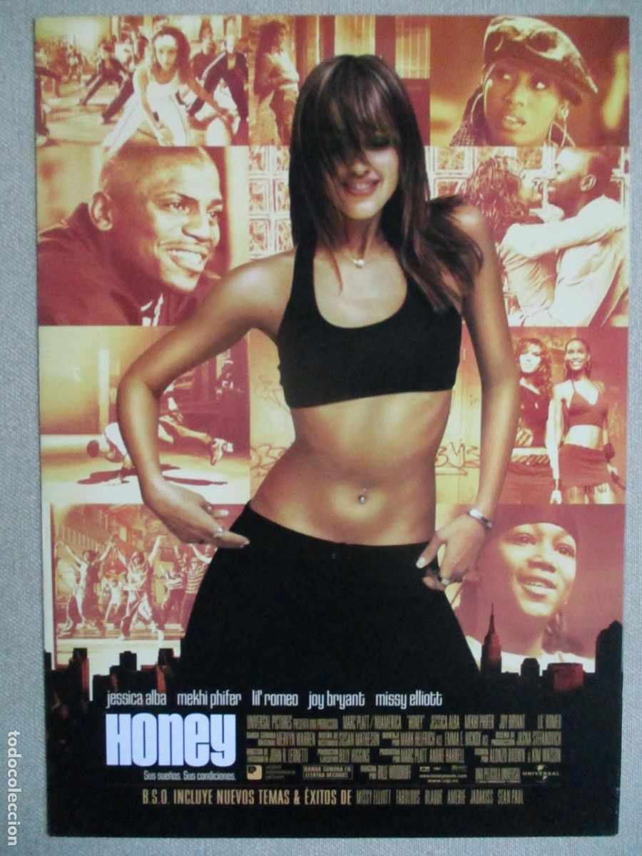 Cine: HONEY. GUIA ORIGINAL ESTRENO. PEDIDO MINIMO EN GUIAS 10 EUROS.