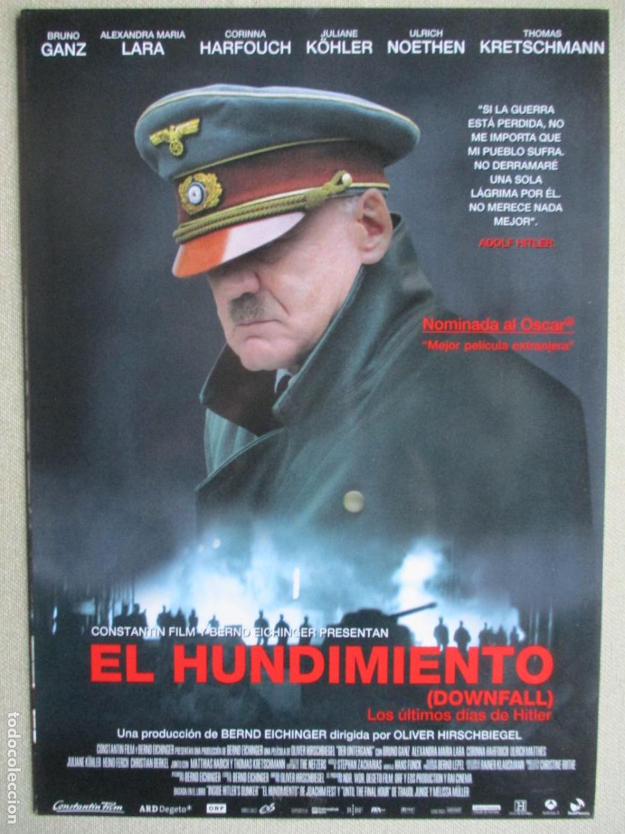 Cinema: EL HUNDIMIENTO. GUIA ORIGINAL ESTRENO. PEDIDO MINIMO EN GUIAS 10 EUROS.