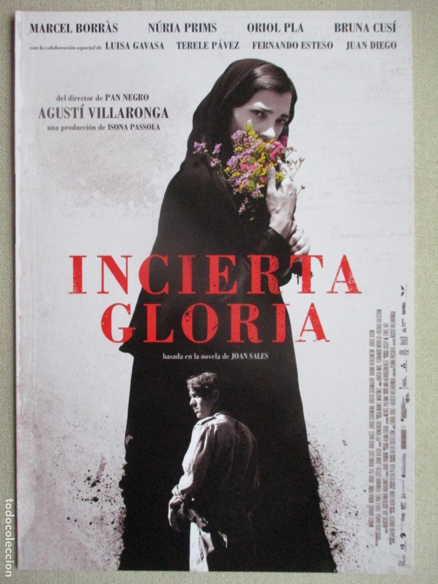 Cinema: INCIERTA GLORIA. GUIA ORIGINAL ESTRENO. PEDIDO MINIMO EN GUIAS 10 EUROS.