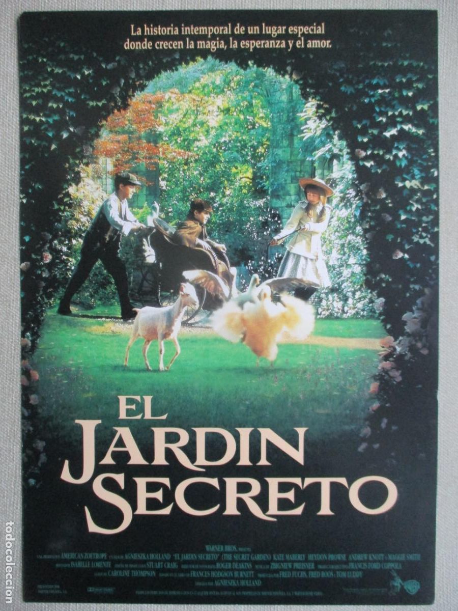 Cinema: EL JARDIN SECRETO. GUIA ORIGINAL ESTRENO. PEDIDO MINIMO EN GUIAS 10 EUROS.
