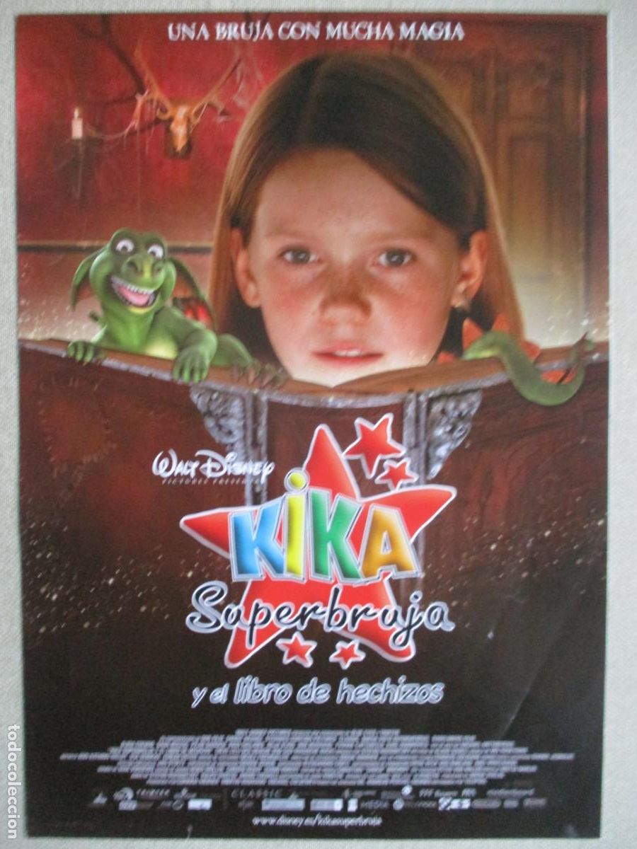 Kino: KIKA SUPERBRUJA Y EL LIBRO DE HECHIZOS. GUIA ORIGINAL ESTRENO. PEDIDO MINIMO EN GUIAS 10 EUROS.