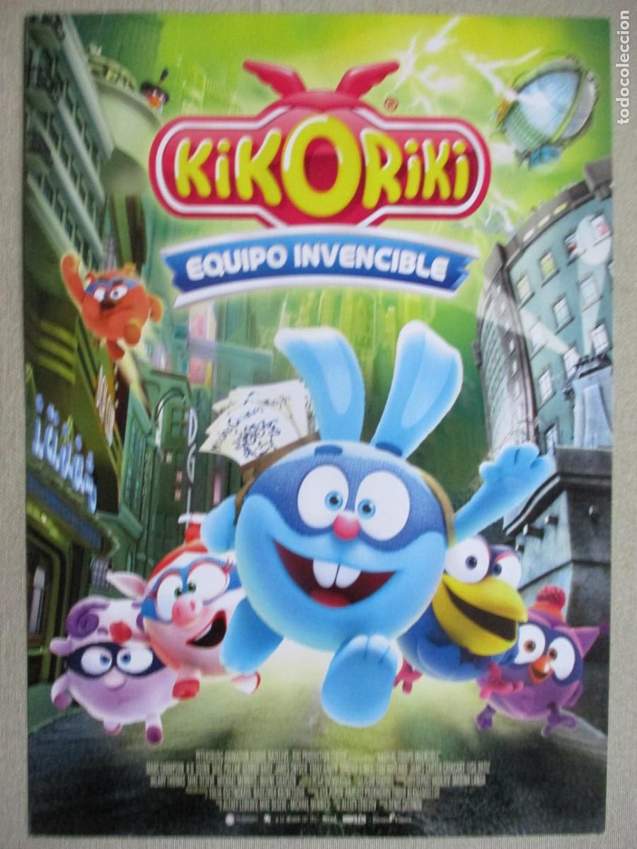 Kino: KIKORIKI EQUIPO INVENCIBLE. GUIA ORIGINAL ESTRENO. PEDIDO MINIMO EN GUIAS 10 EUROS.