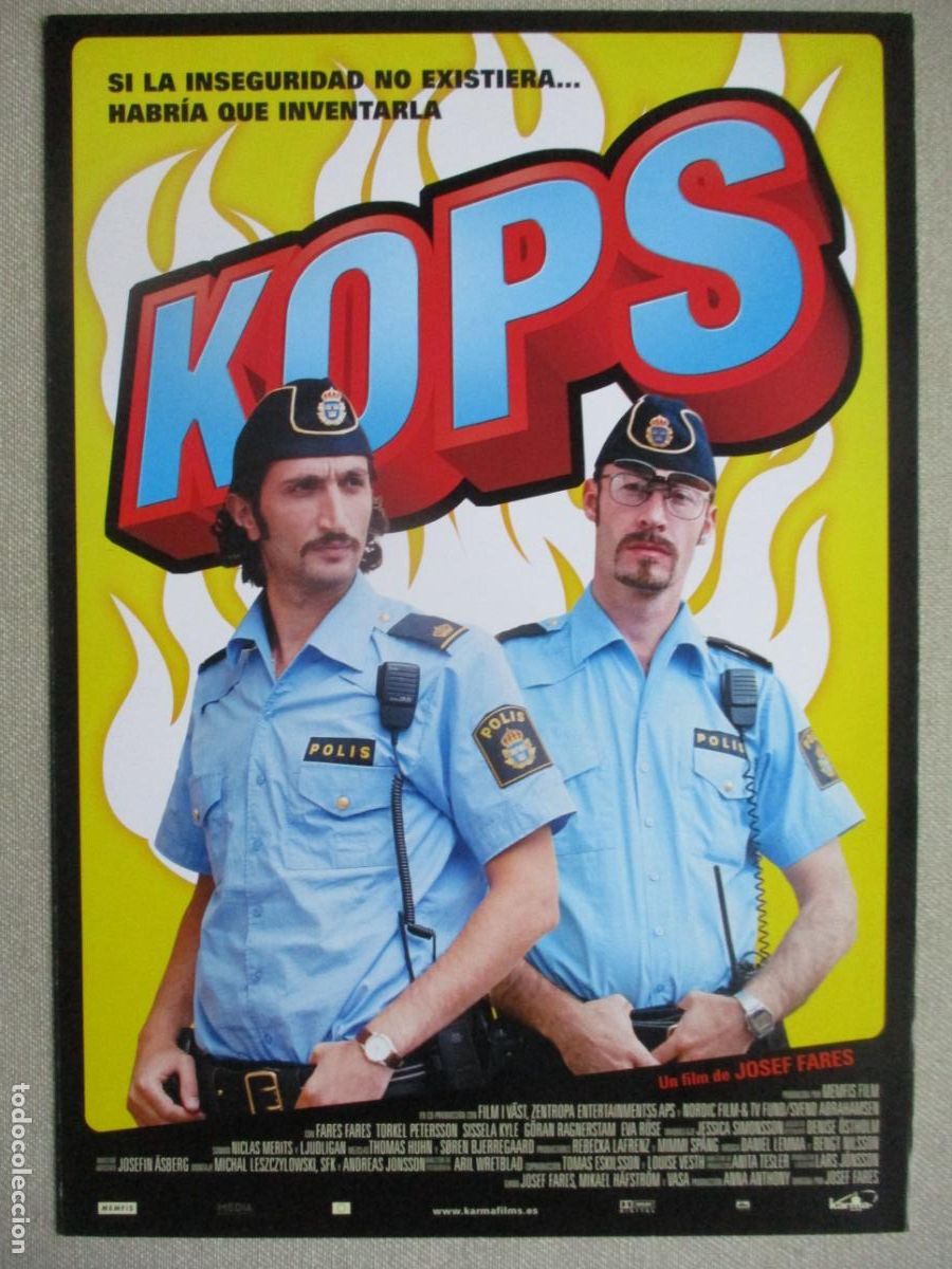 Kino: KOPS. GUIA ORIGINAL ESTRENO. PEDIDO MINIMO EN GUIAS 10 EUROS.