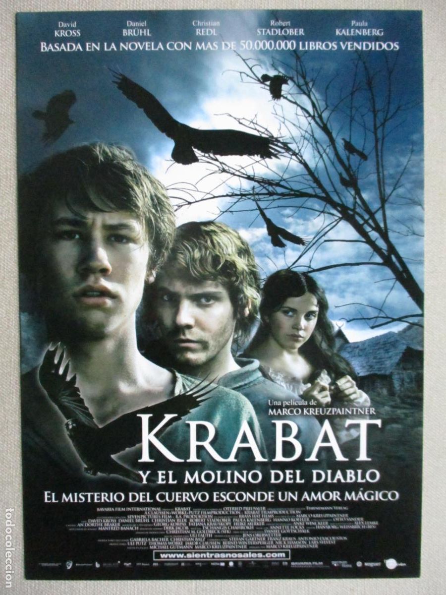 Kino: KRABAT Y EL MOLINO DEL DIABLO. GUIA ORIGINAL ESTRENO. PEDIDO MINIMO EN GUIAS 10 EUROS.