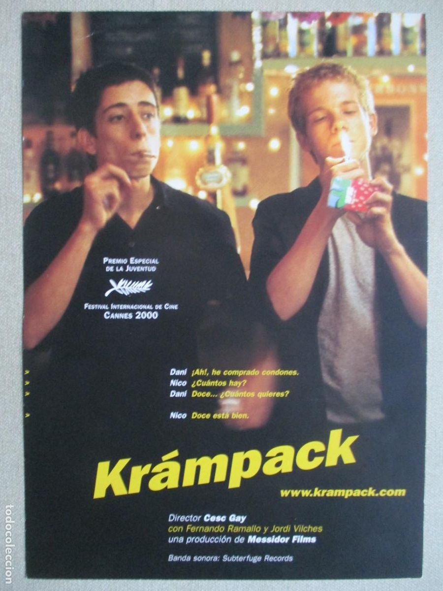 Kino: KRAMPACK. GUIA ORIGINAL ESTRENO. PEDIDO MINIMO EN GUIAS 10 EUROS.
