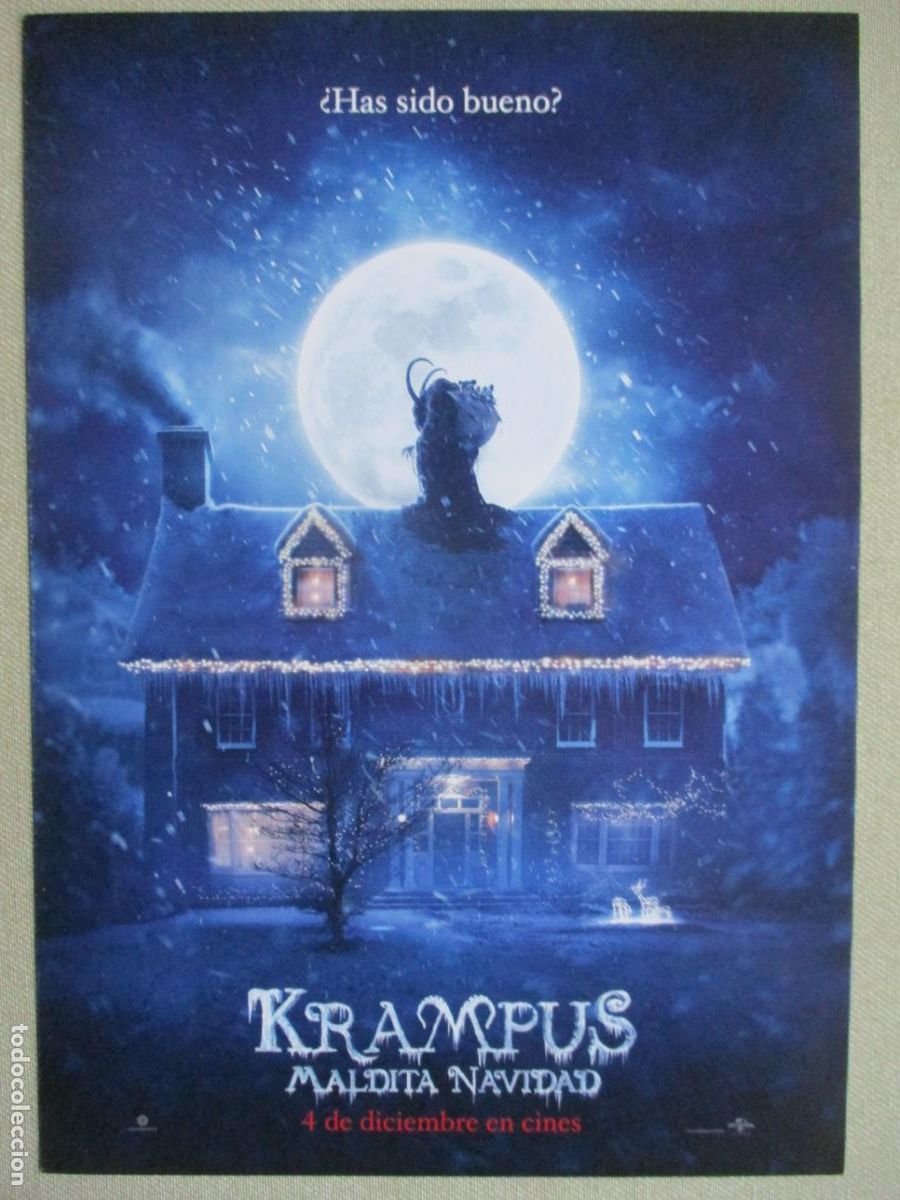 Kino: KRAMPUS MALDITA NAVIDAD. GUIA ORIGINAL ESTRENO. PEDIDO MINIMO EN GUIAS 10 EUROS.