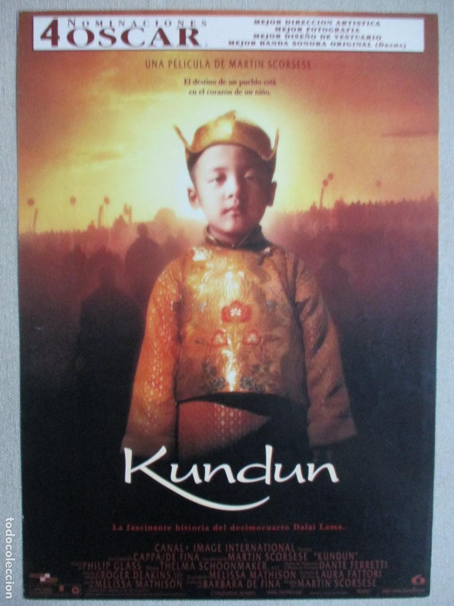 Kino: KUNDUN. GUIA ORIGINAL ESTRENO. PEDIDO MINIMO EN GUIAS 10 EUROS.