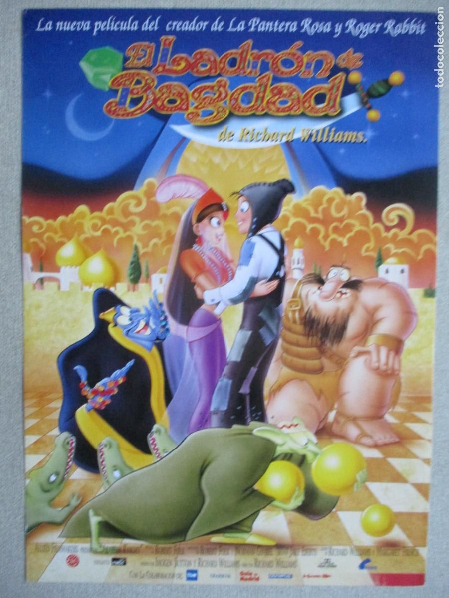 Kino: EL LADRON DE BAGDAD. GUIA ORIGINAL ESTRENO. PEDIDO MINIMO EN GUIAS 10 EUROS.