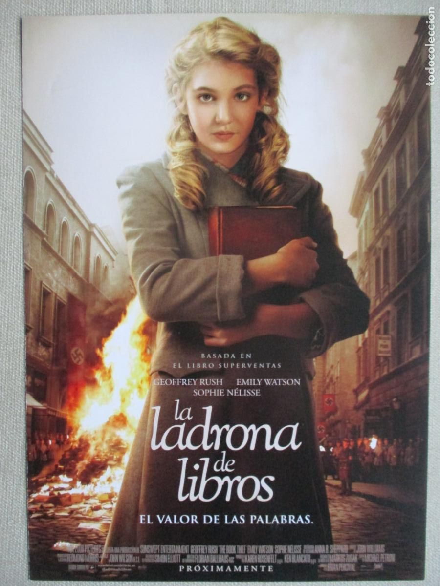 Kino: LA LADRONA DE LIBROS. GUIA ORIGINAL ESTRENO. PEDIDO MINIMO EN GUIAS 10 EUROS.
