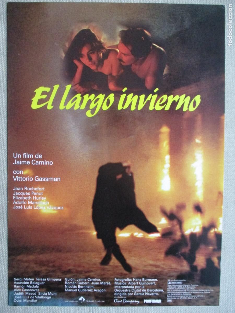Cinema: EL LARGO INVIERNO. GUIA ORIGINAL ESTRENO. PEDIDO MINIMO EN GUIAS 10 EUROS.