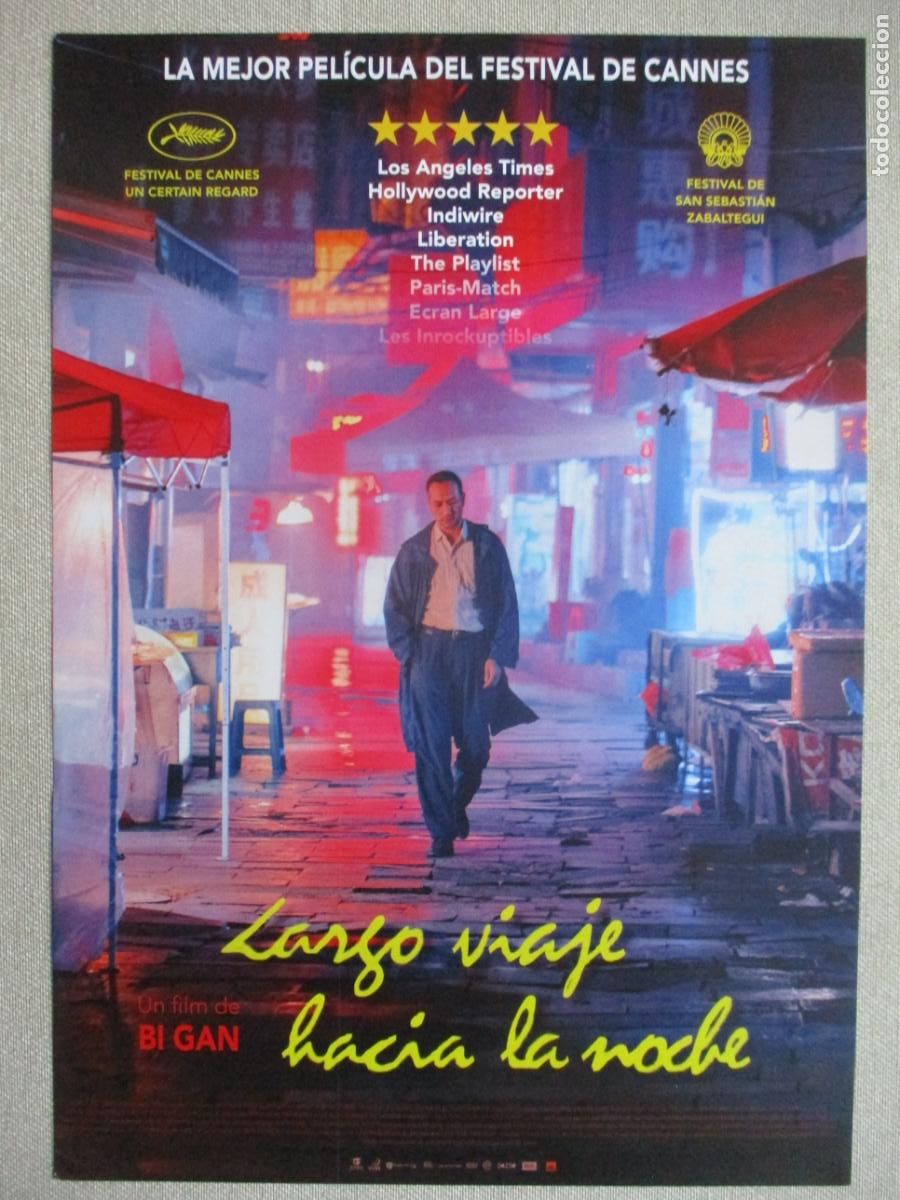 Kino: LARGO VIAJE HACIA LA NOCHE. GUIA ORIGINAL ESTRENO. PEDIDO MINIMO EN GUIAS 10 EUROS.