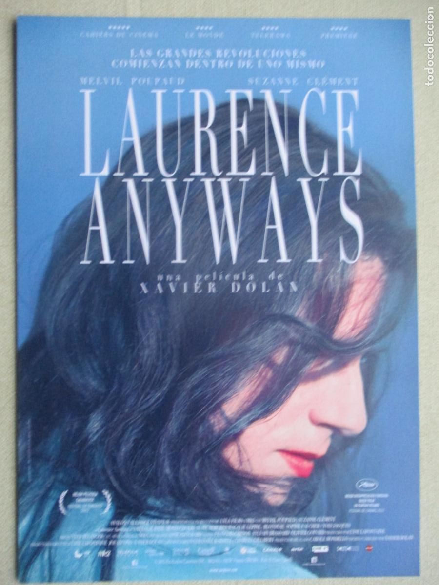 Kino: LAURENCE ANYWAYS. GUIA ORIGINAL ESTRENO. PEDIDO MINIMO EN GUIAS 10 EUROS.