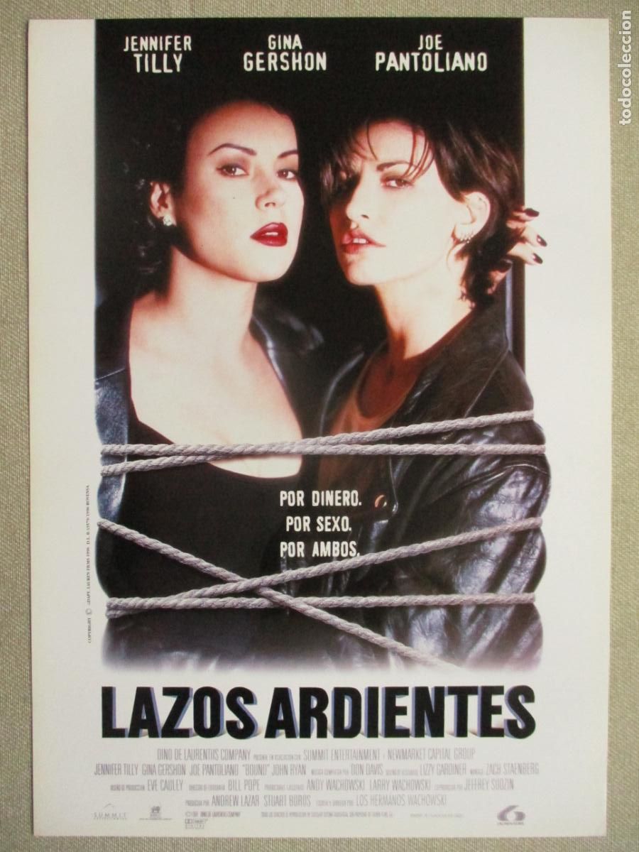 Kino: LAZOS ARDIENTES. GUIA ORIGINAL ESTRENO. PEDIDO MINIMO EN GUIAS 10 EUROS.