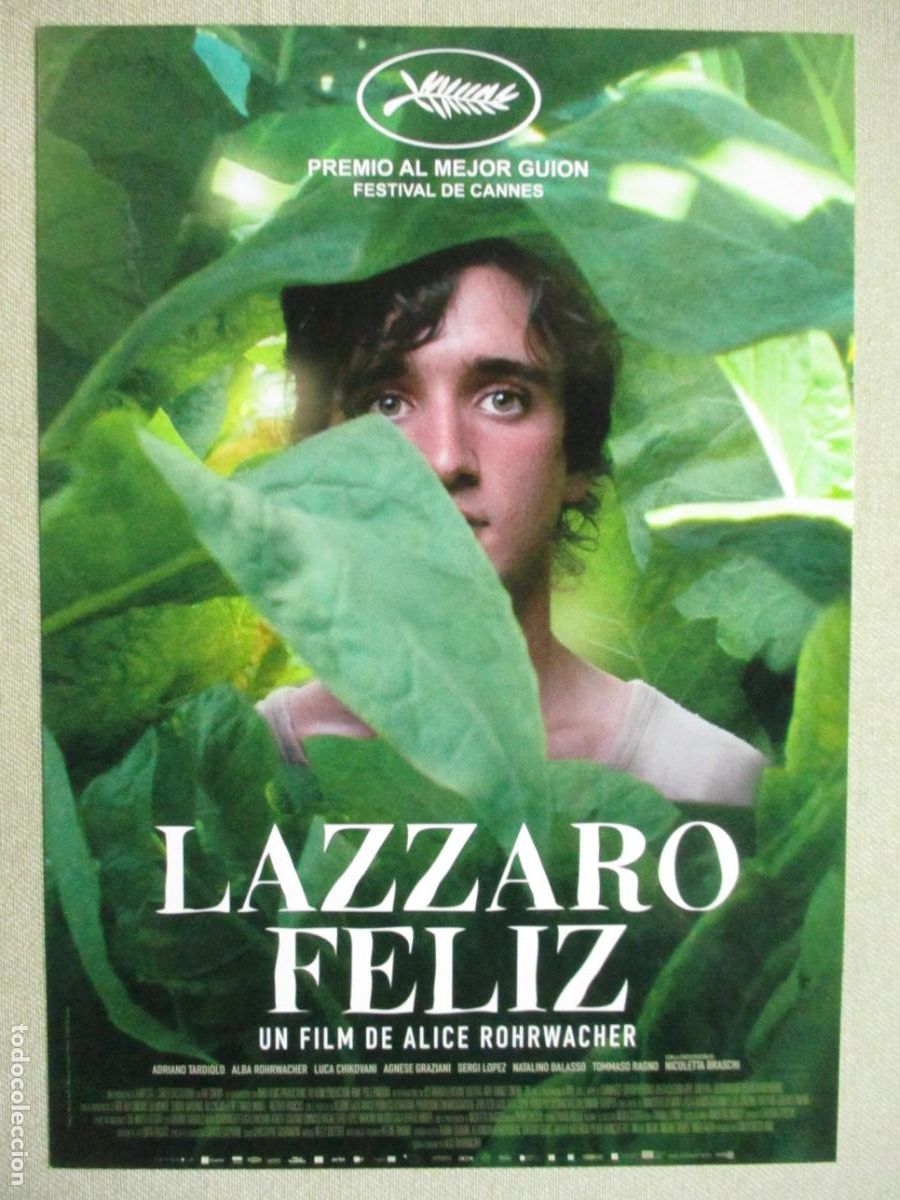 Kino: LAZZARO FELIZ. GUIA ORIGINAL ESTRENO. PEDIDO MINIMO EN GUIAS 10 EUROS.