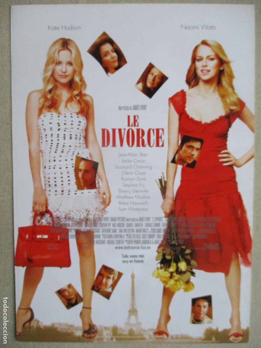 Kino: LE DIVORCE. GUIA ORIGINAL ESTRENO. PEDIDO MINIMO EN GUIAS 10 EUROS.
