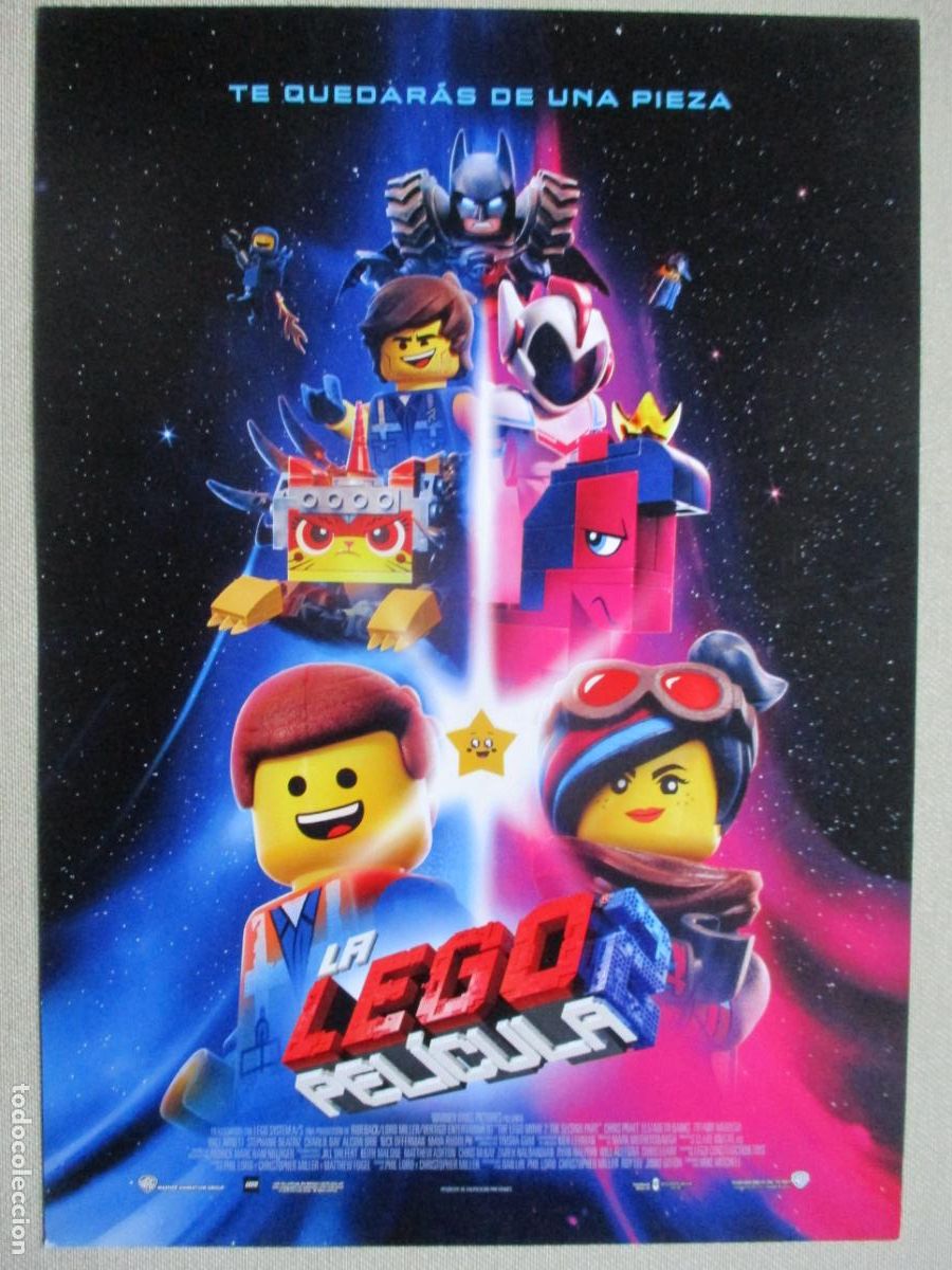 Kino: LA LEGO PELICULA 2. GUIA ORIGINAL ESTRENO. PEDIDO MINIMO EN GUIAS 10 EUROS.