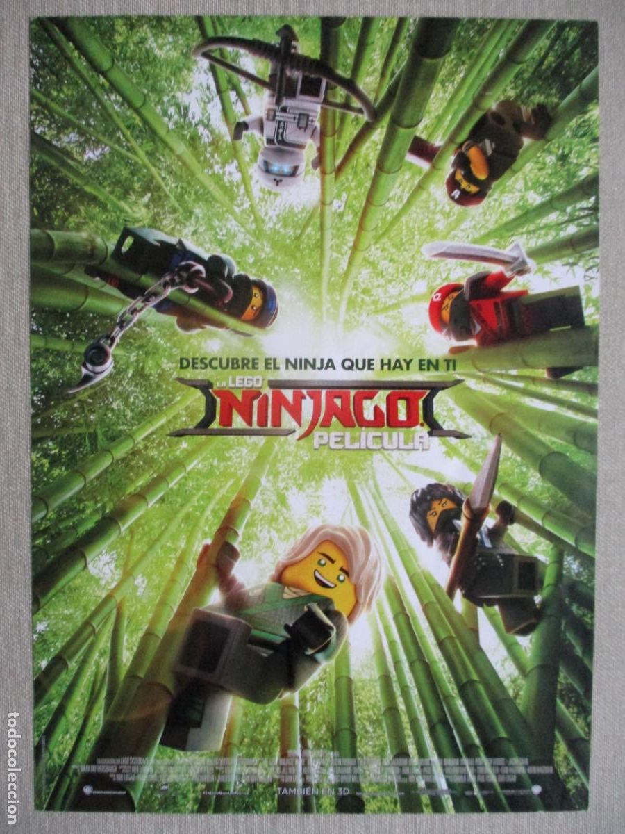 Kino: LA LEGO NINJAGO PELICULA. GUIA ORIGINAL ESTRENO. PEDIDO MINIMO EN GUIAS 10 EUROS.