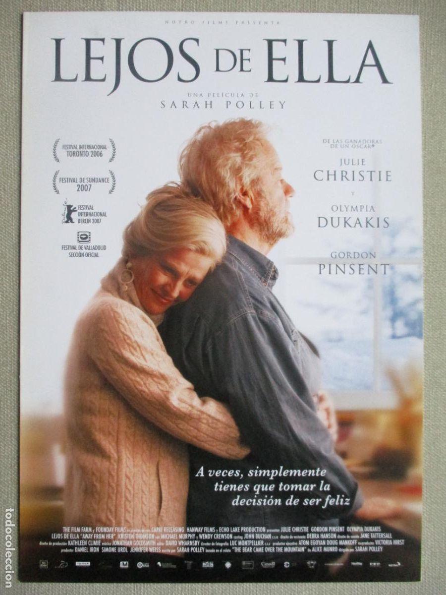Kino: LEJOS DE ELLA. GUIA ORIGINAL ESTRENO. PEDIDO MINIMO EN GUIAS 10 EUROS.