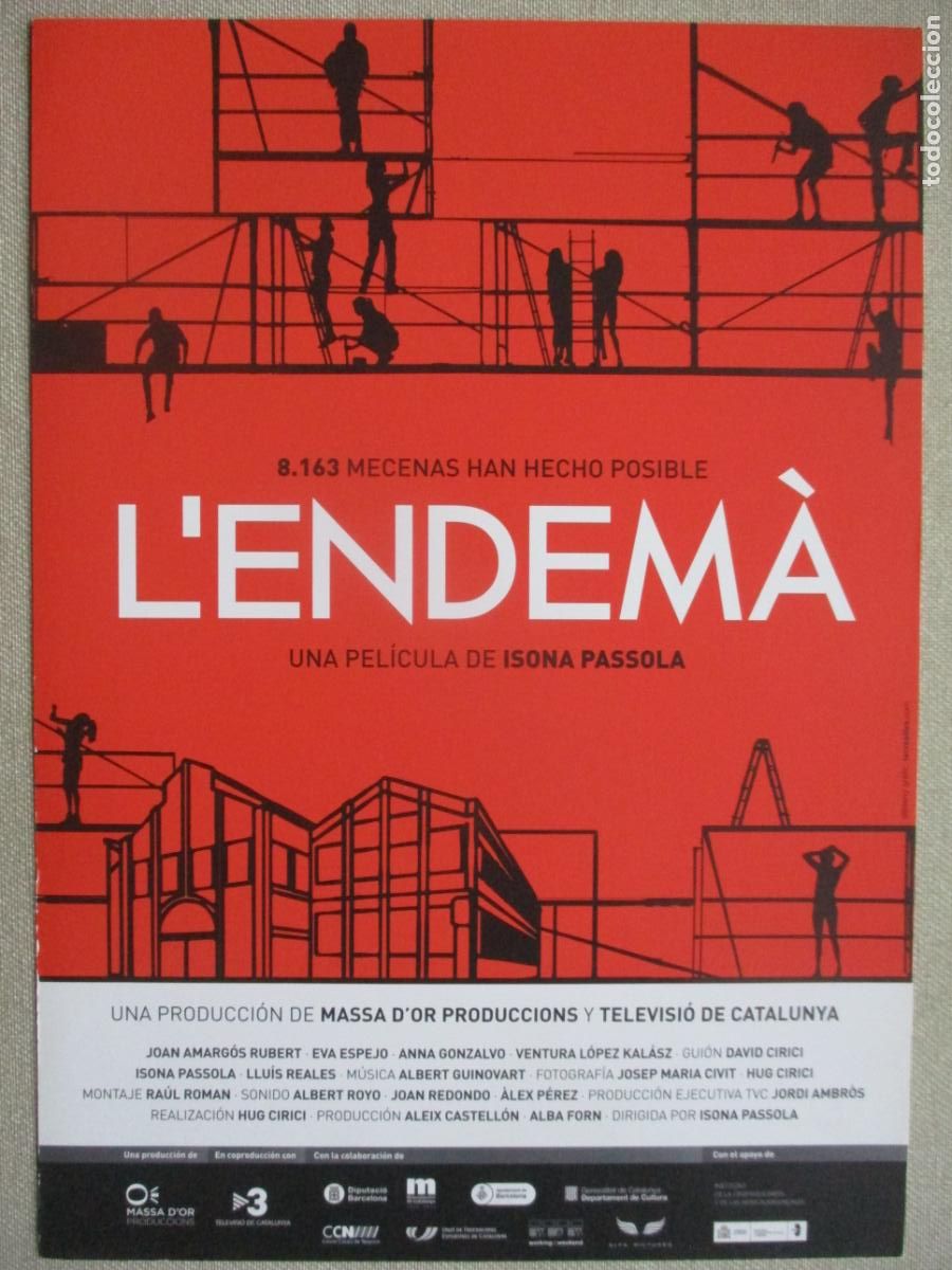 Kino: L'ENDEMA. GUIA ORIGINAL ESTRENO. PEDIDO MINIMO EN GUIAS 10 EUROS.