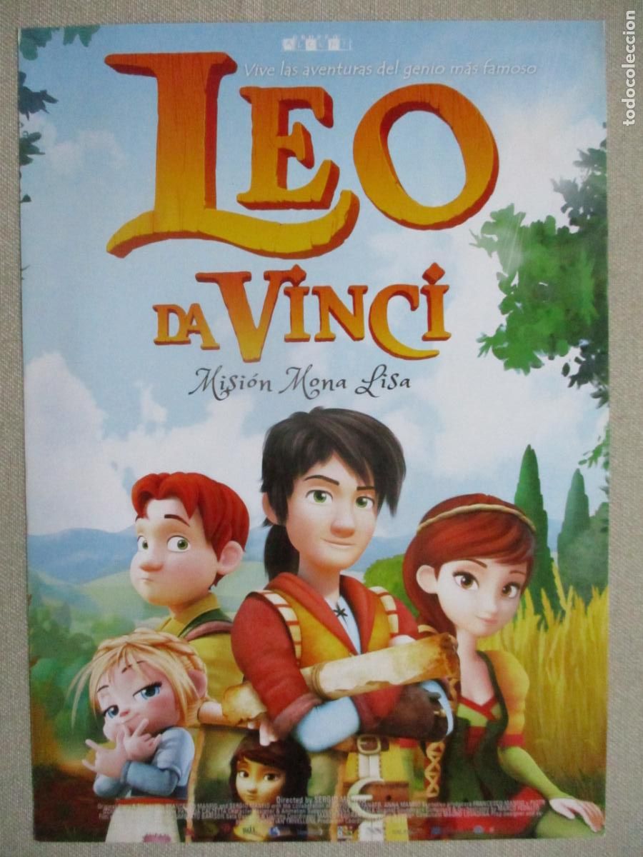 Kino: LEO DA VINCI. MISION MONA LISA. GUIA ORIGINAL ESTRENO. PEDIDO MINIMO EN GUIAS 10 EUROS.