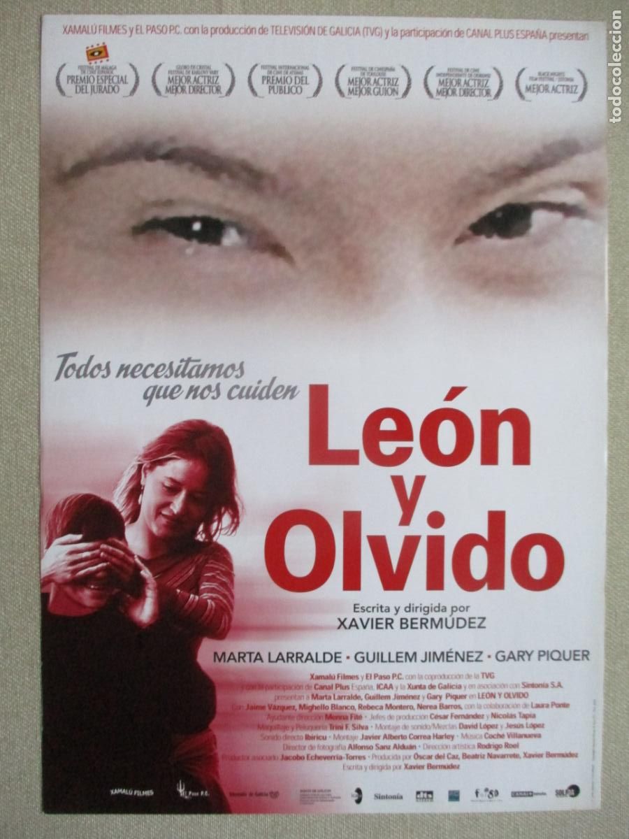 Kino: LEON Y OLVIDO. GUIA ORIGINAL ESTRENO. PEDIDO MINIMO EN GUIAS 10 EUROS.