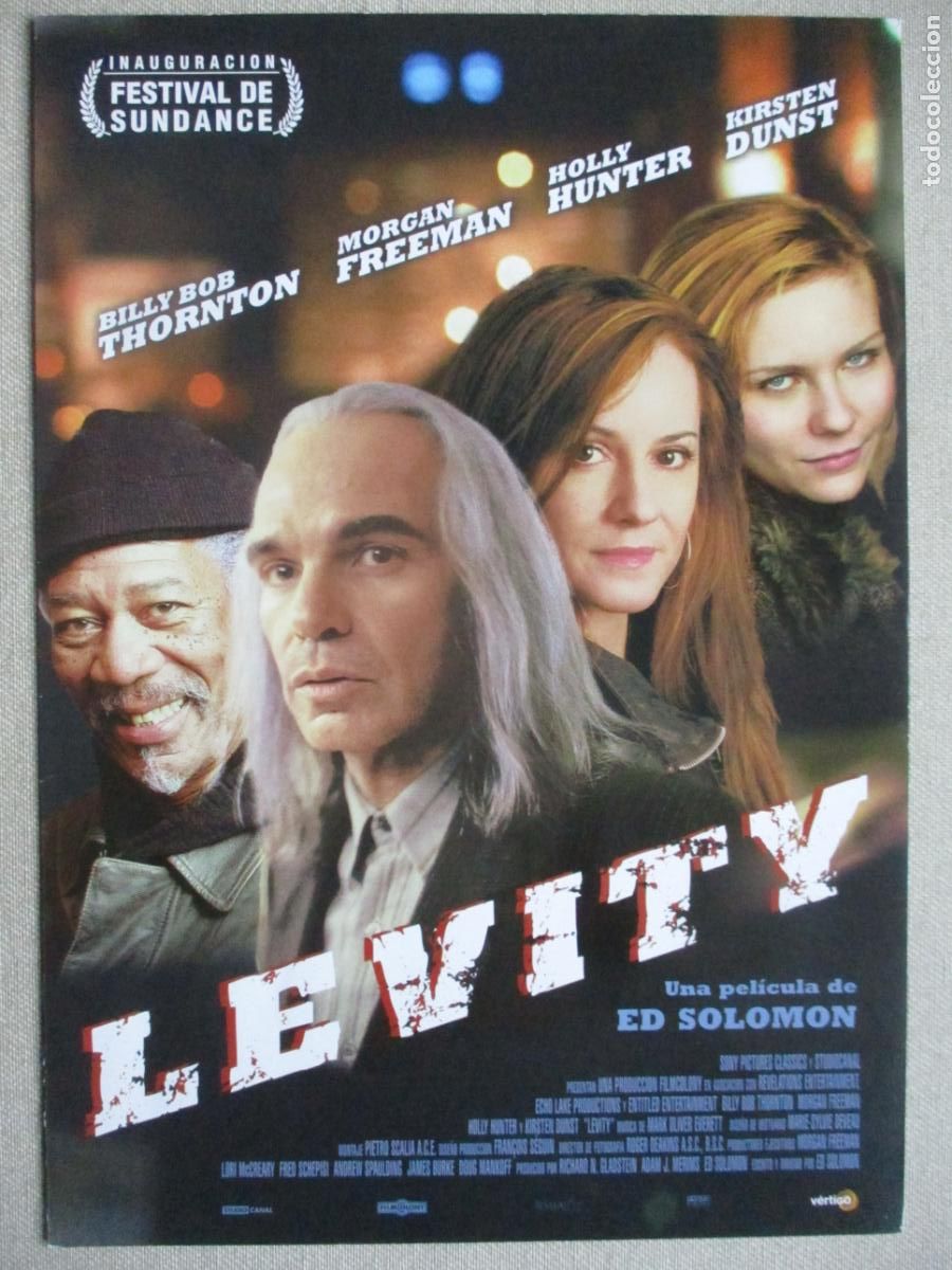 Kino: LEVITY. GUIA ORIGINAL ESTRENO. PEDIDO MINIMO EN GUIAS 10 EUROS.
