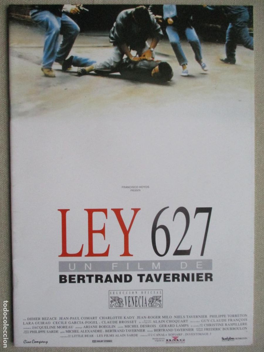 Kino: LEY 627. GUIA ORIGINAL ESTRENO. PEDIDO MINIMO EN GUIAS 10 EUROS.