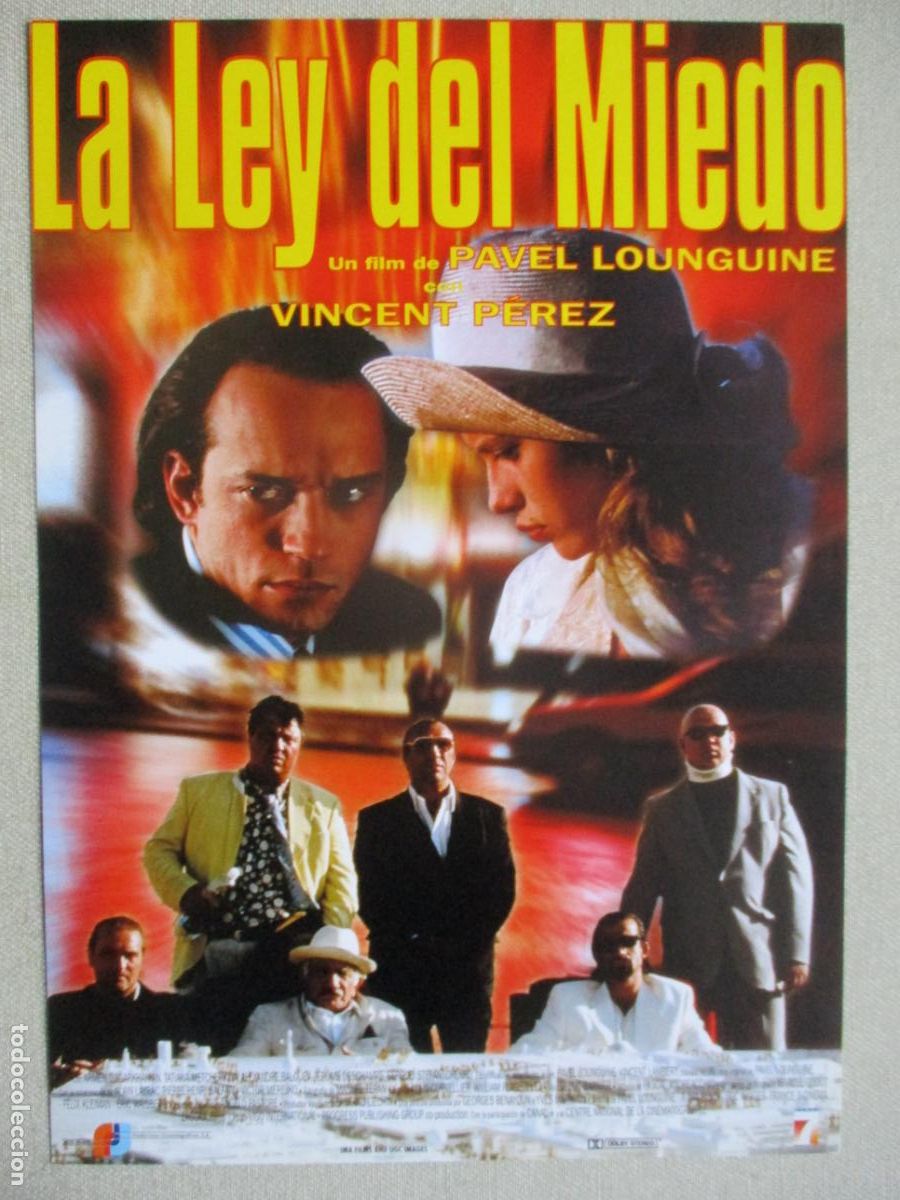 Kino: LA LEY DEL MIEDO. GUIA ORIGINAL ESTRENO. PEDIDO MINIMO EN GUIAS 10 EUROS.