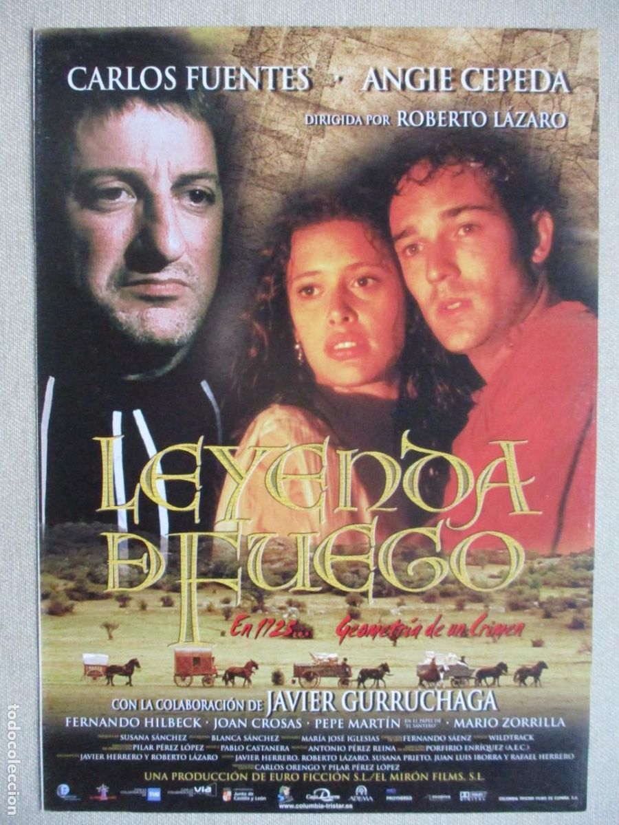 Kino: LA LEYENDA DE FUEGO. GUIA ORIGINAL ESTRENO. PEDIDO MINIMO EN GUIAS 10 EUROS.