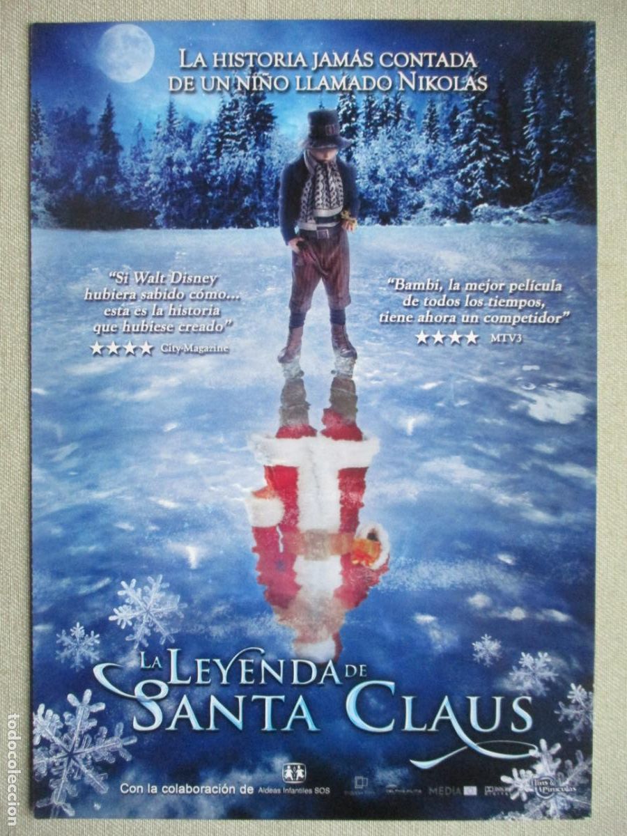 Kino: LA LEYENDA DE SANTA CLAUS. GUIA ORIGINAL ESTRENO. PEDIDO MINIMO EN GUIAS 10 EUROS.