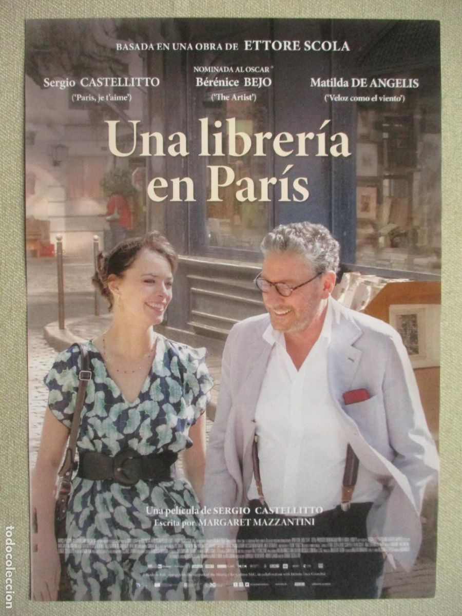 Kino: UNA LIBRERIA EN PARIS. GUIA ORIGINAL ESTRENO. PEDIDO MINIMO EN GUIAS 10 EUROS.