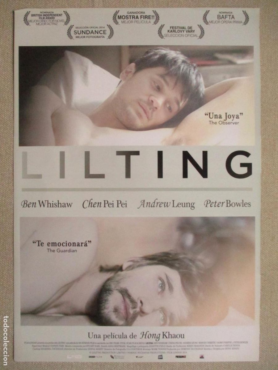 Kino: LILTING. GUIA ORIGINAL ESTRENO. PEDIDO MINIMO EN GUIAS 10 EUROS.