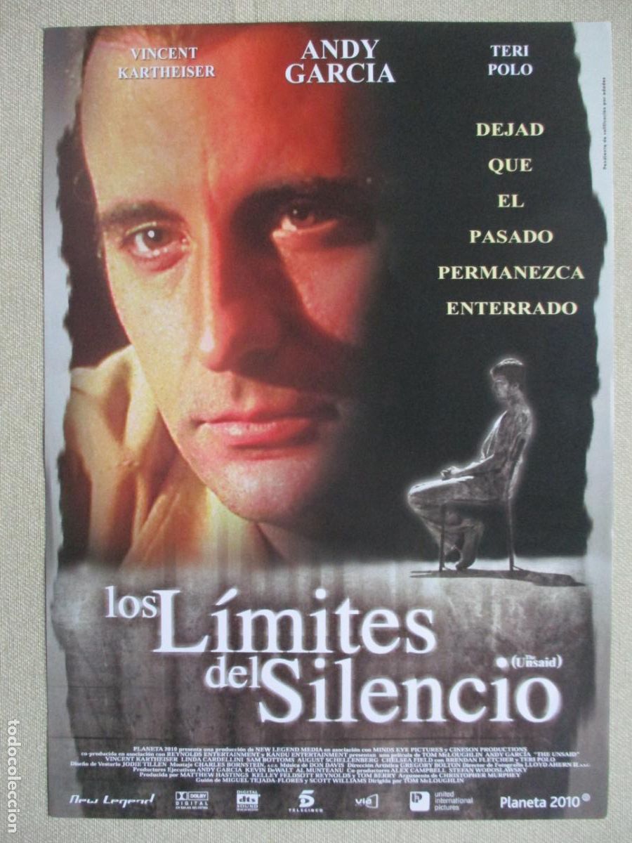 Kino: LOS LIMITES DEL SILENCIO. GUIA ORIGINAL ESTRENO. PEDIDO MINIMO EN GUIAS 10 EUROS.