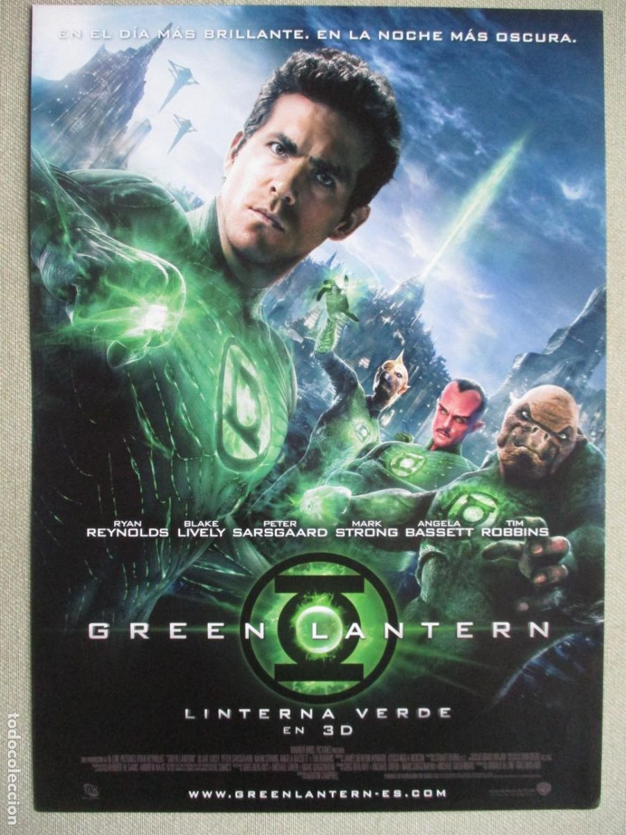 Kino: LINTERNA VERDE. GUIA ORIGINAL ESTRENO. PEDIDO MINIMO EN GUIAS 10 EUROS.