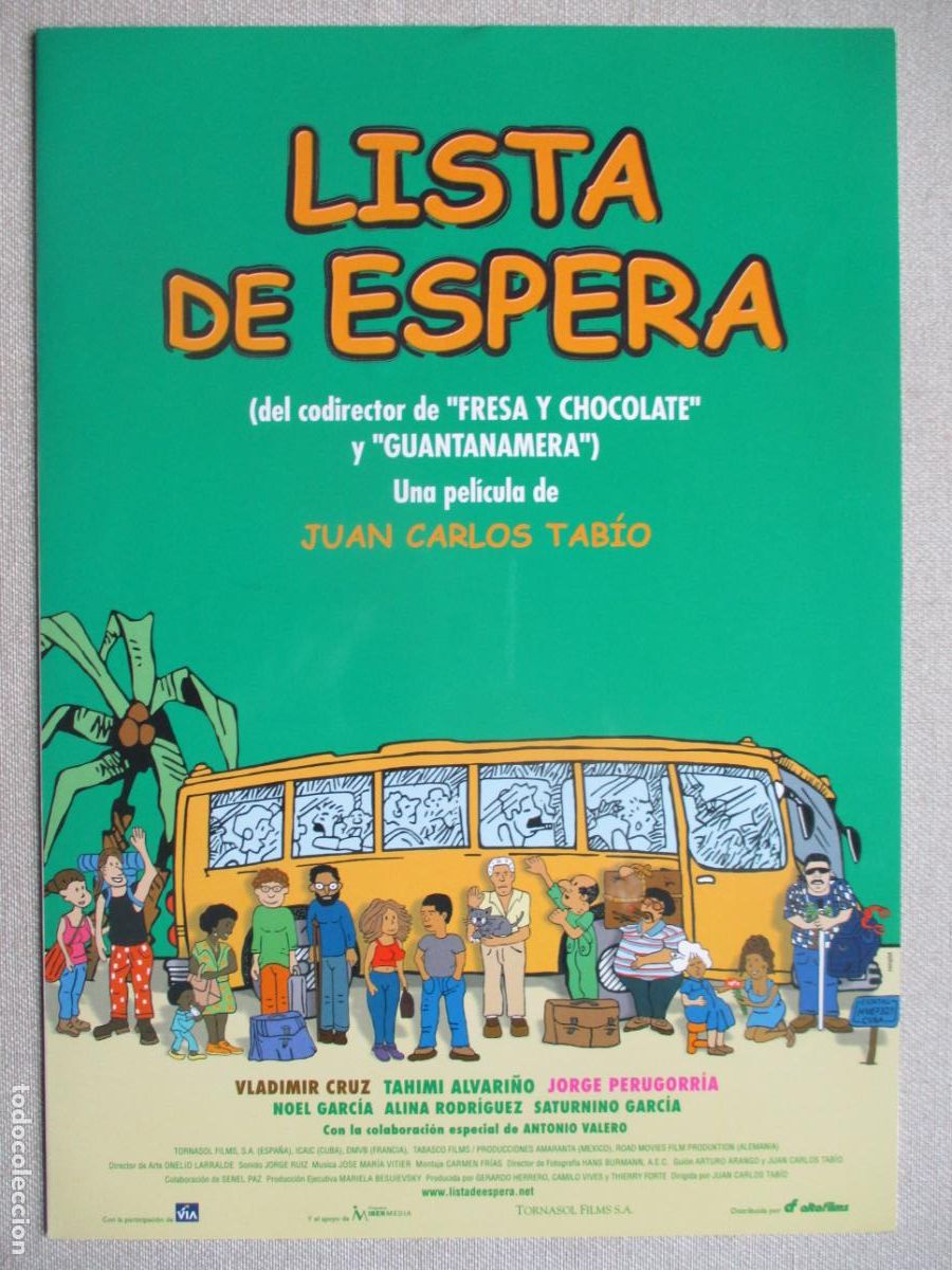 Kino: LISTA DE ESPERA. GUIA ORIGINAL ESTRENO. PEDIDO MINIMO EN GUIAS 10 EUROS.