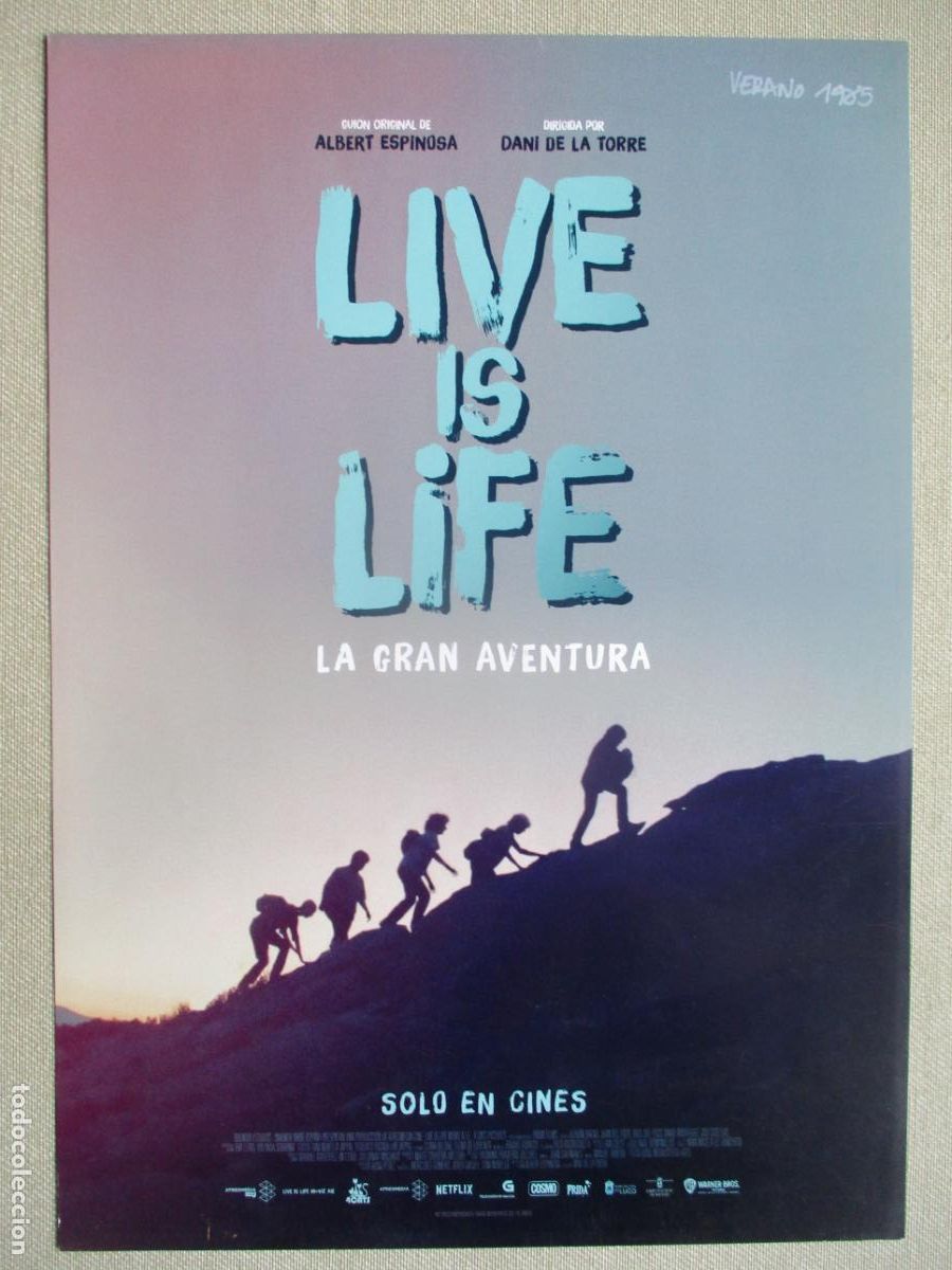 Kino: LIVE IS LIFE. GUIA ORIGINAL ESTRENO. PEDIDO MINIMO EN GUIAS 10 EUROS.