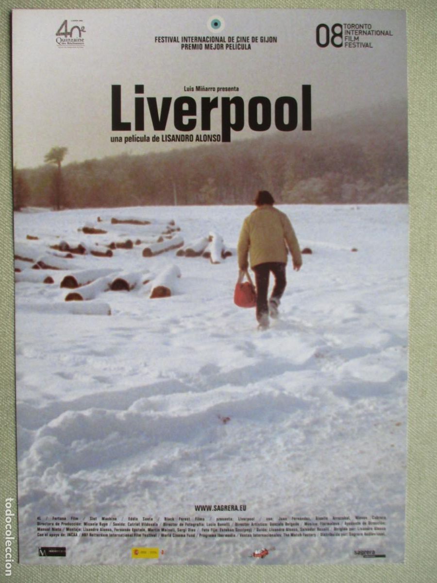 Kino: LIVERPOOL. GUIA ORIGINAL ESTRENO. PEDIDO MINIMO EN GUIAS 10 EUROS.