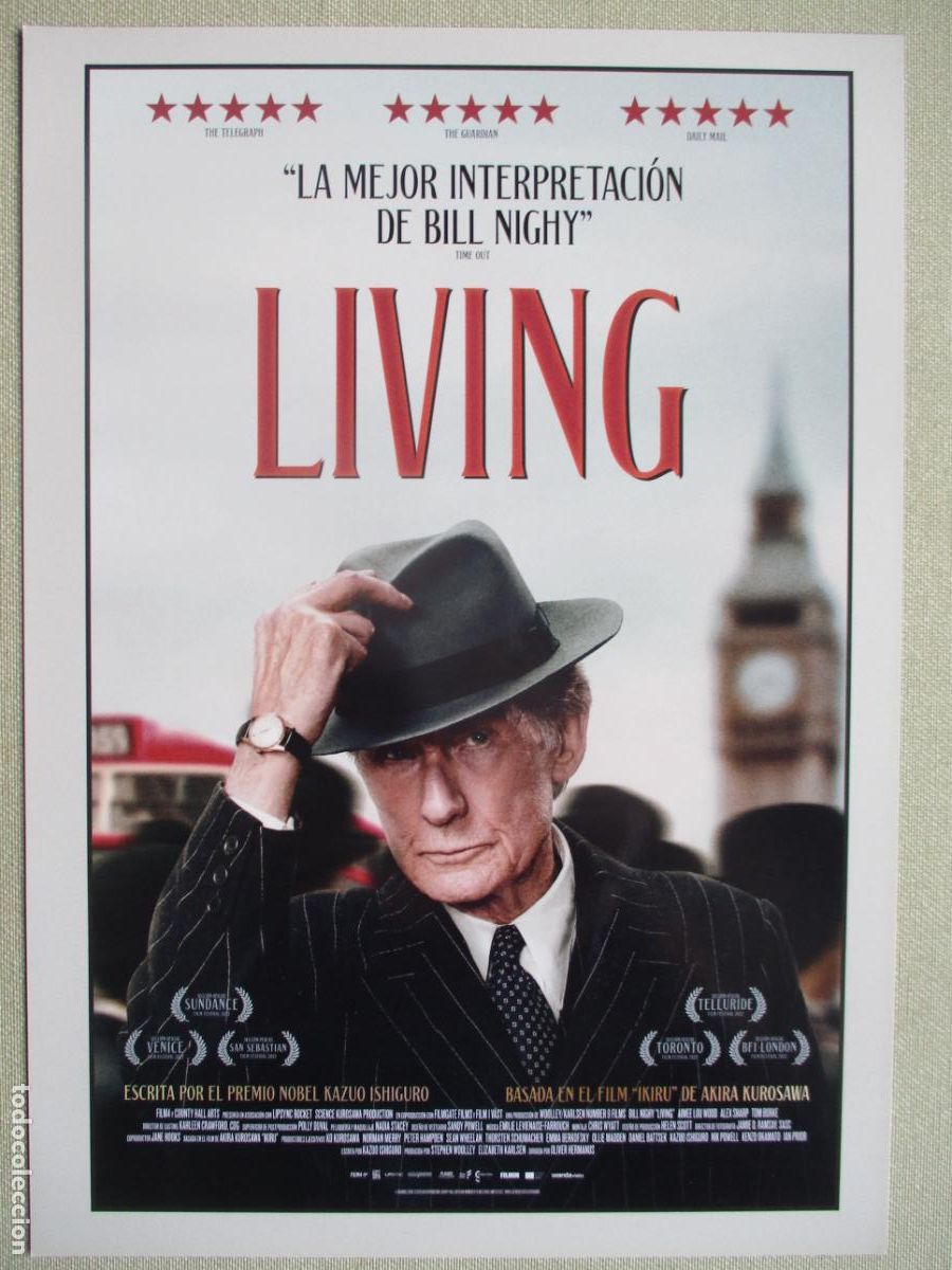 Kino: LIVING. GUIA ORIGINAL ESTRENO. PEDIDO MINIMO EN GUIAS 10 EUROS.