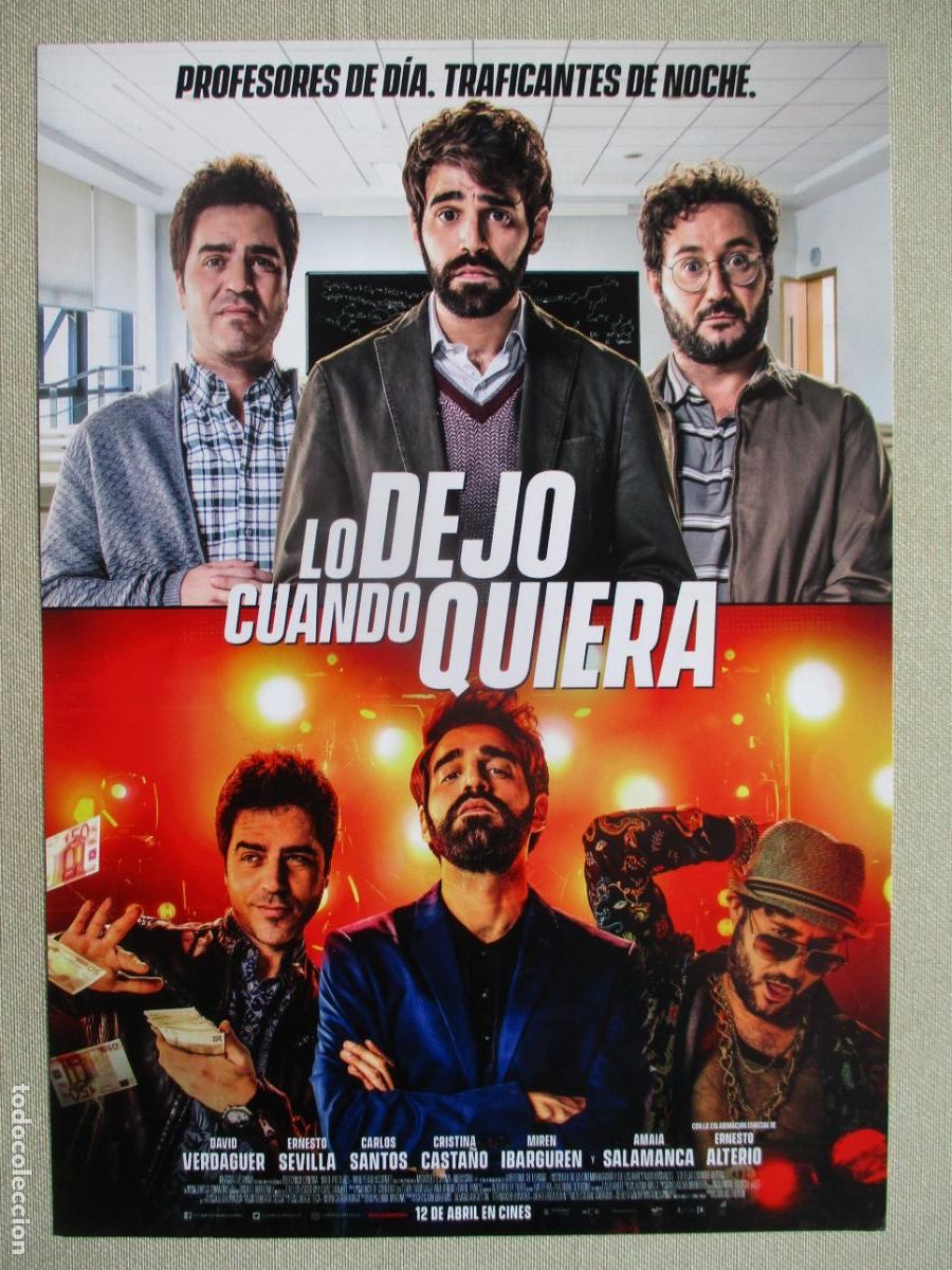 Kino: LO DEJO CUANDO QUIERA. GUIA ORIGINAL ESTRENO. PEDIDO MINIMO EN GUIAS 10 EUROS.
