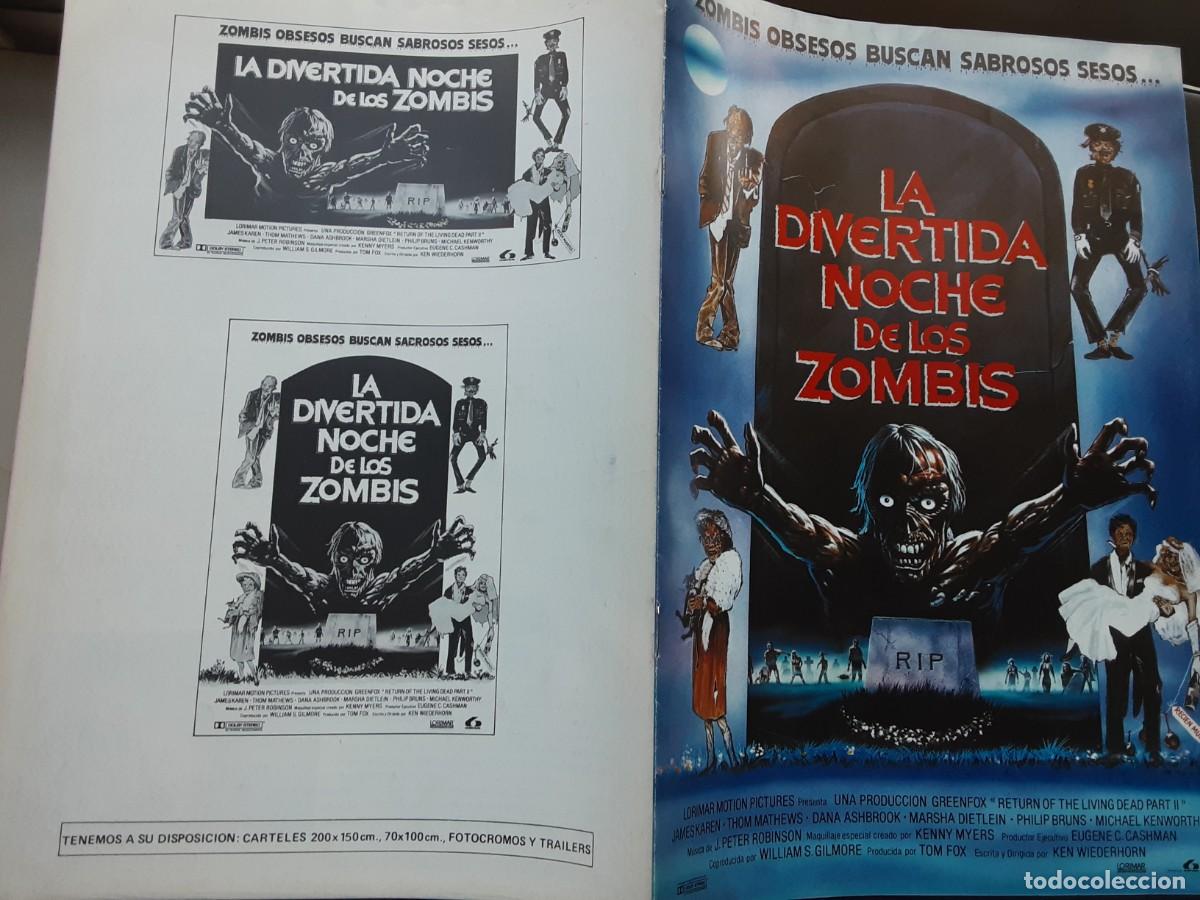Cine: LA DIVERTIDA NOCHE DE LOS ZOMBIS, &rdquo; RETURN OF THE LIVING DEAD PART II&rdquo;.