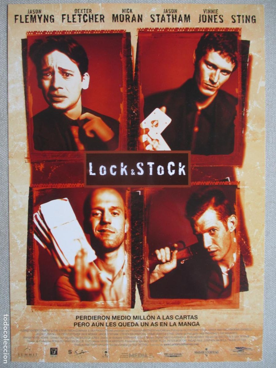 Cinema: LOCK & STOCK. GUIA ORIGINAL ESTRENO. PEDIDO MINIMO EN GUIAS 10 EUROS.