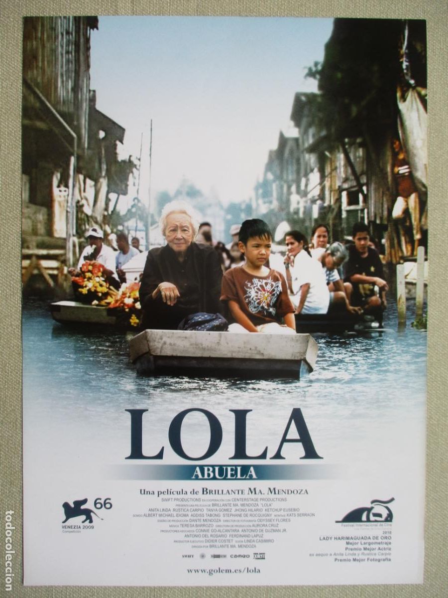 Cinema: LOLA ABUELA. GUIA ORIGINAL ESTRENO. PEDIDO MINIMO EN GUIAS 10 EUROS.