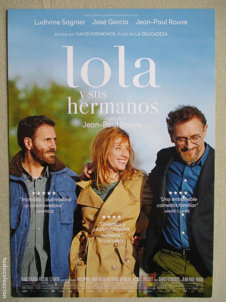 Cinema: LOLA Y SUS HERMANOS. GUIA ORIGINAL ESTRENO. PEDIDO MINIMO EN GUIAS 10 EUROS.