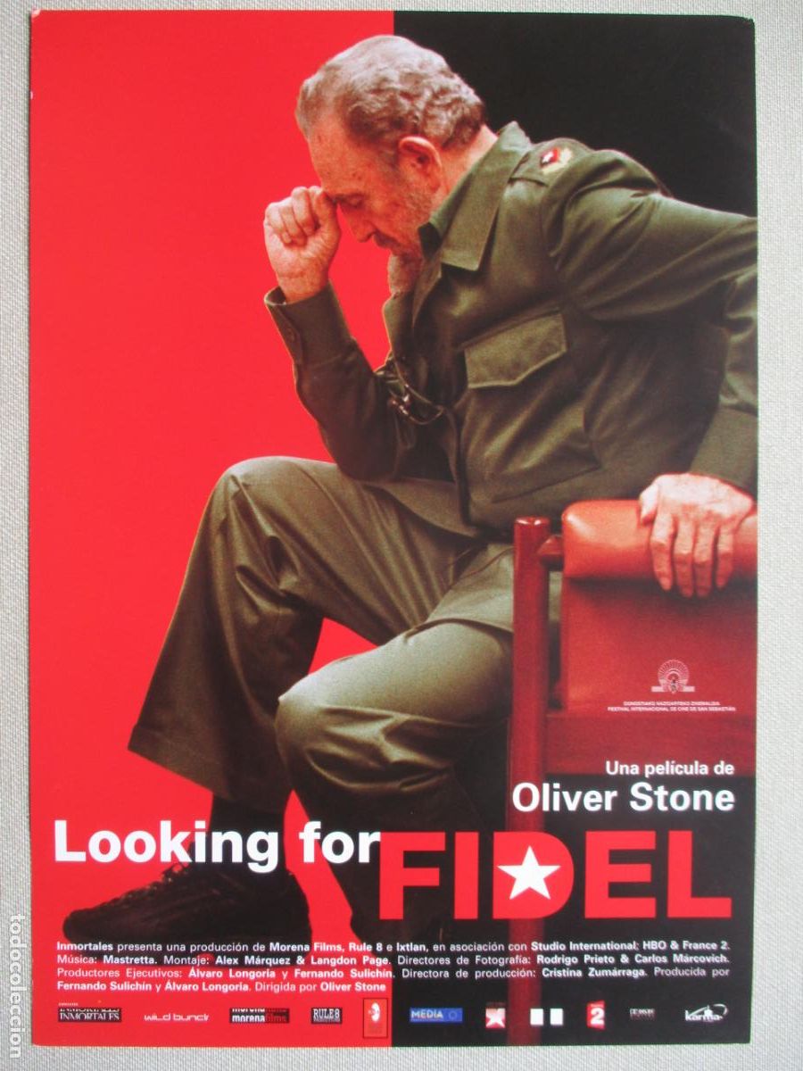 Cinema: LOOKING FOR FIDEL. GUIA ORIGINAL ESTRENO. PEDIDO MINIMO EN GUIAS 10 EUROS.