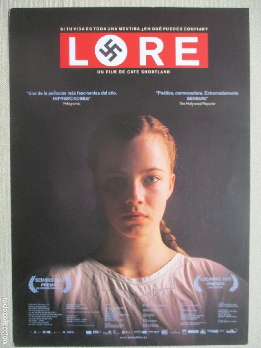 Cinema: LORE. GUIA ORIGINAL ESTRENO. PEDIDO MINIMO EN GUIAS 10 EUROS.
